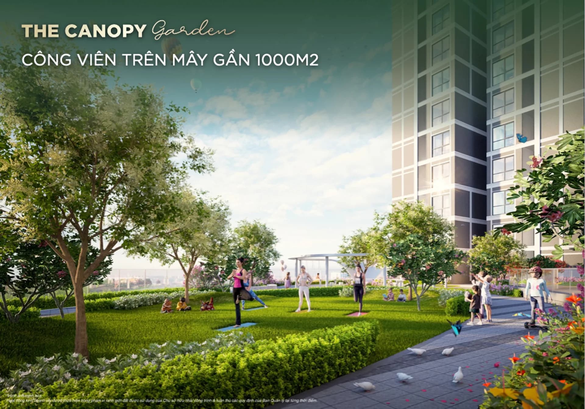 The Canopy Garden — công viên vườn trên mái.
