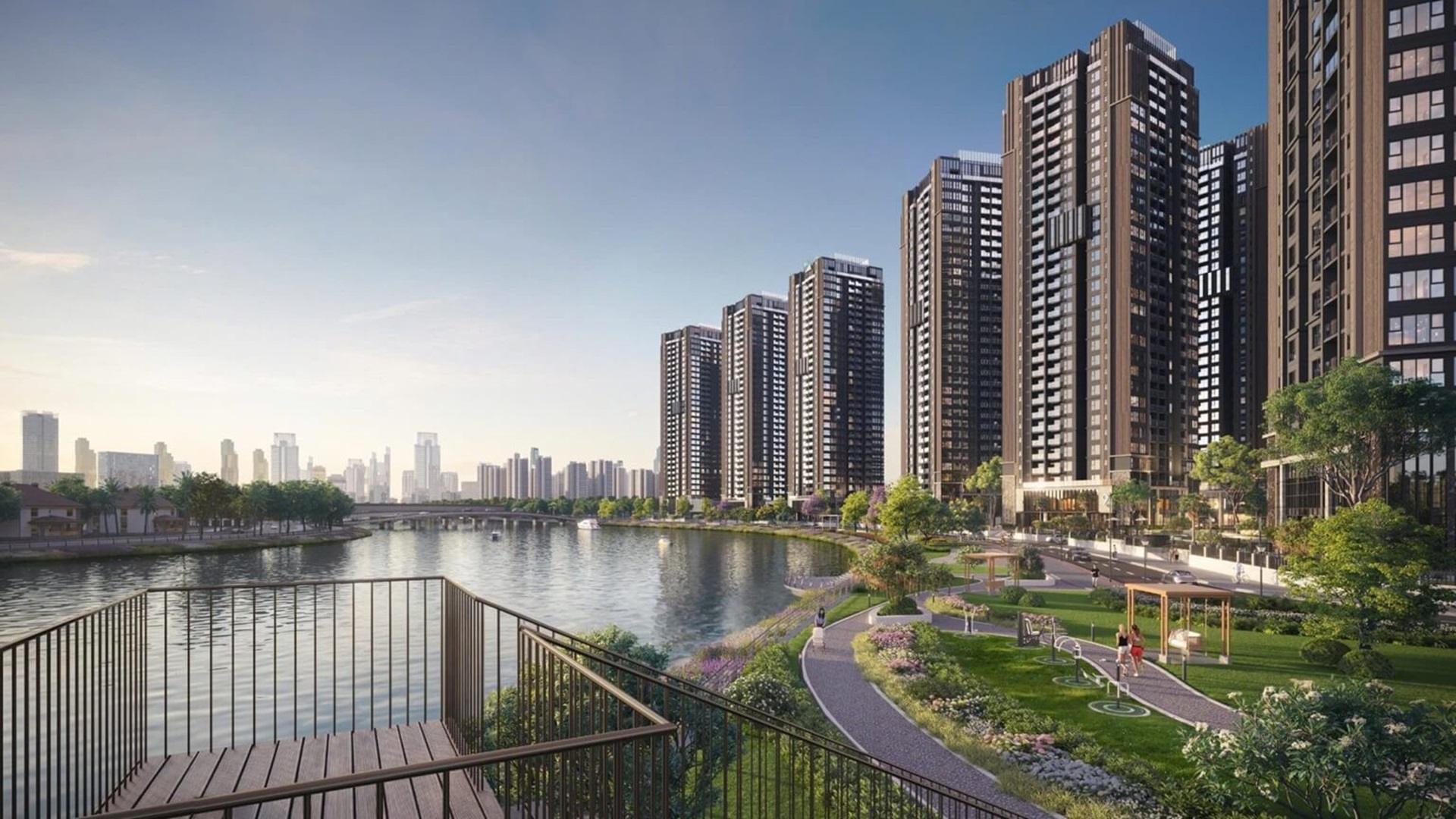 Phối cảnh mặt nhìn từ sông Hàn