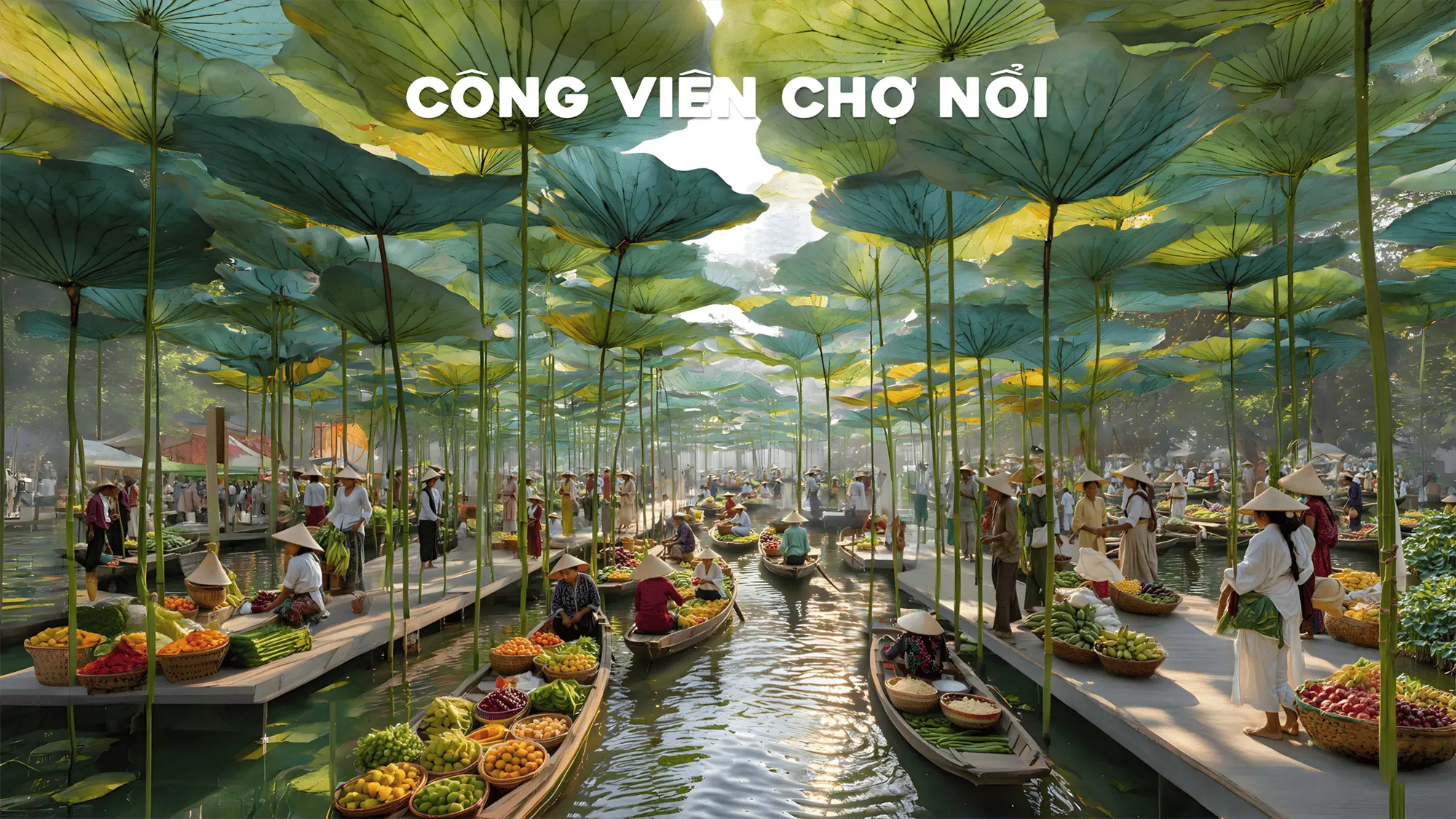 Công Viên Chợ Nổi Đầu Tiên Tại Khánh Hòa