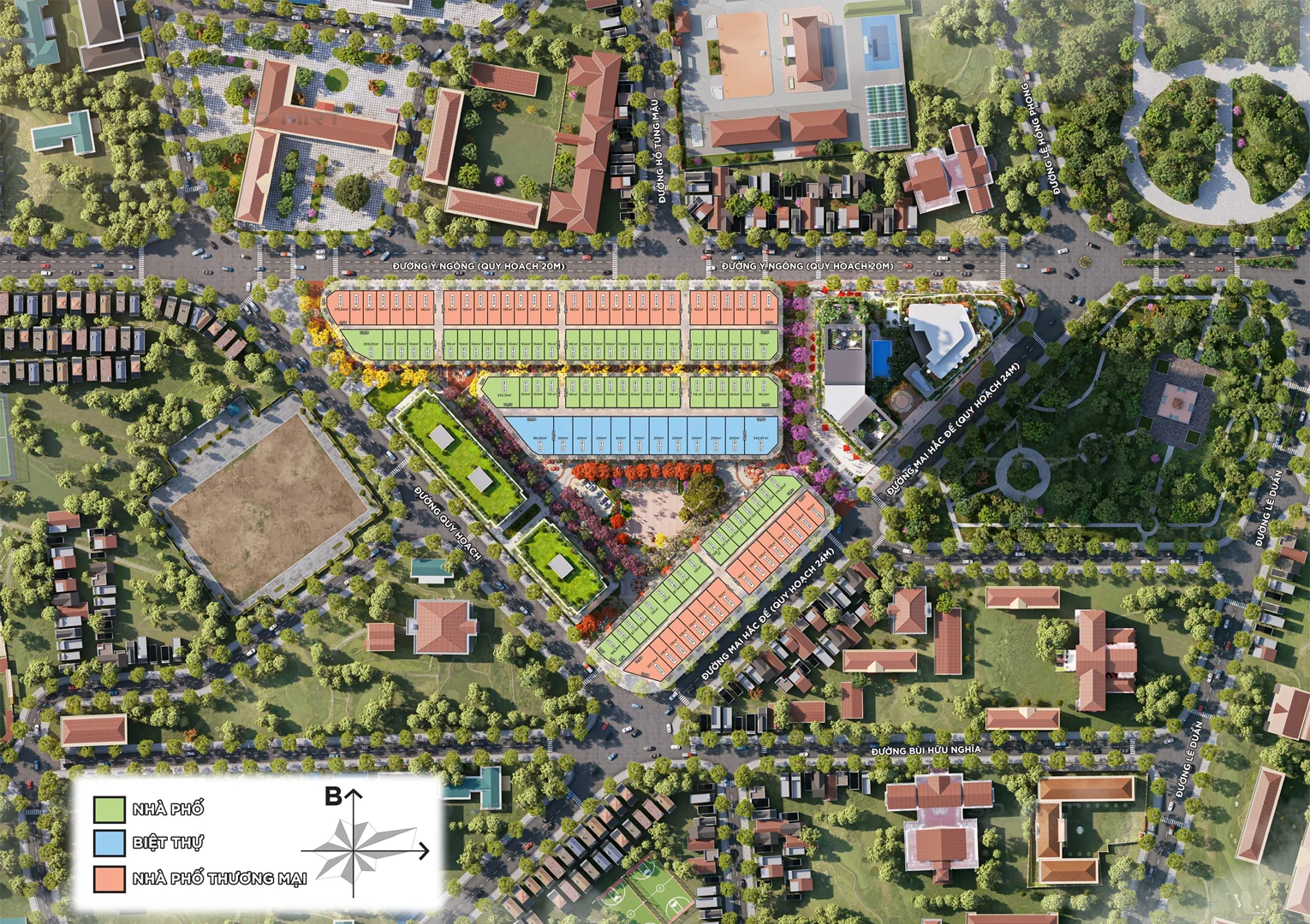 Mặt bằng tổng thể EcoPalace Đắk Lắk