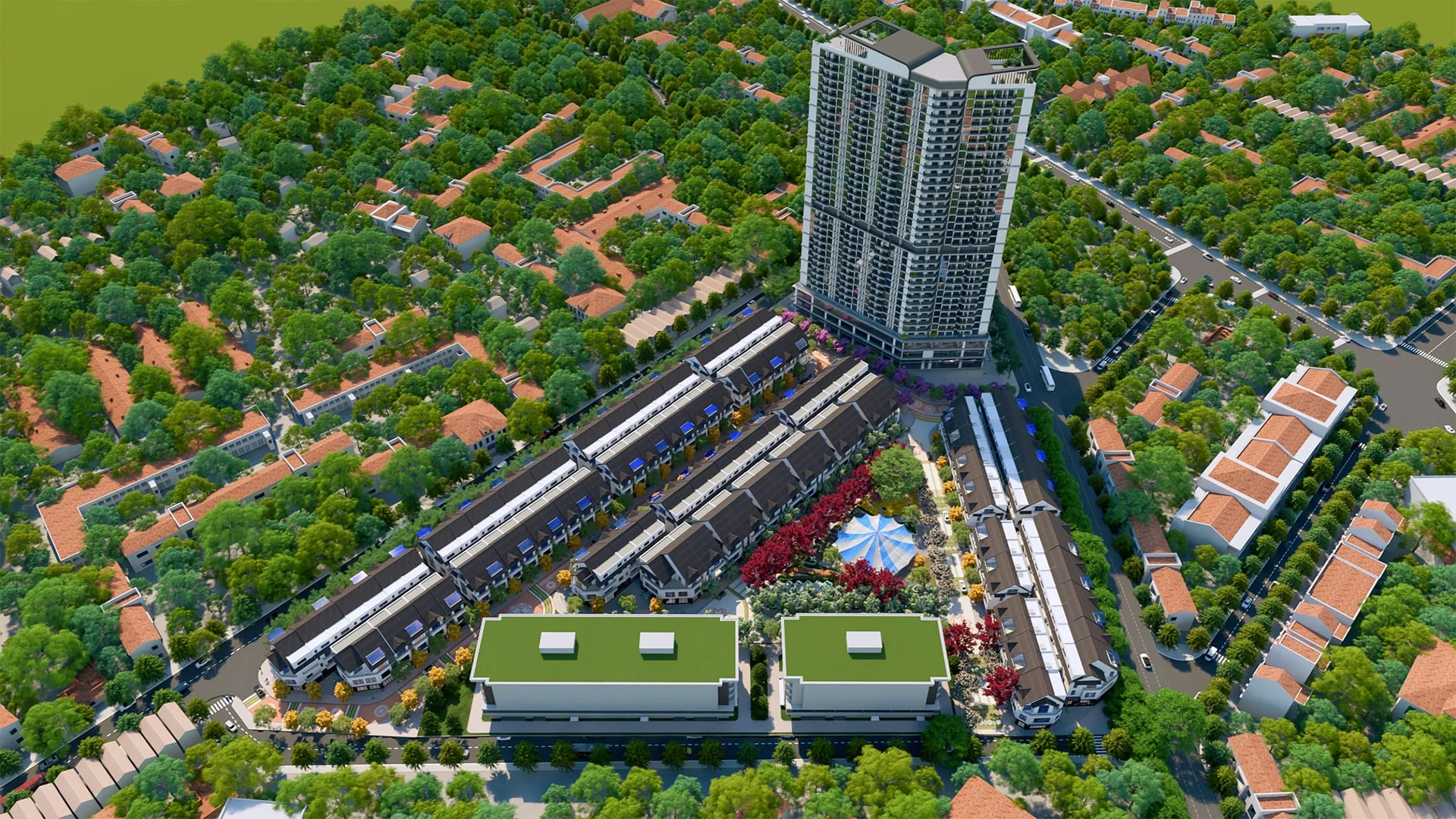 Phối cảnh tổng thể EcoPalace Đắk Lắk — 4,26 ha tại trung tâm TP. Buôn Ma Thuột