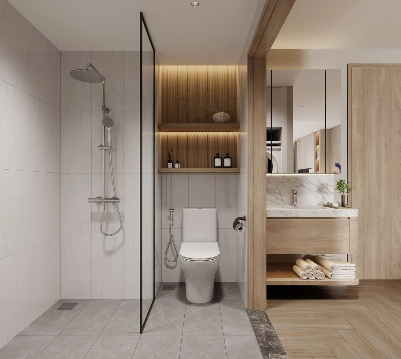 Phòng tắm căn 1PN+