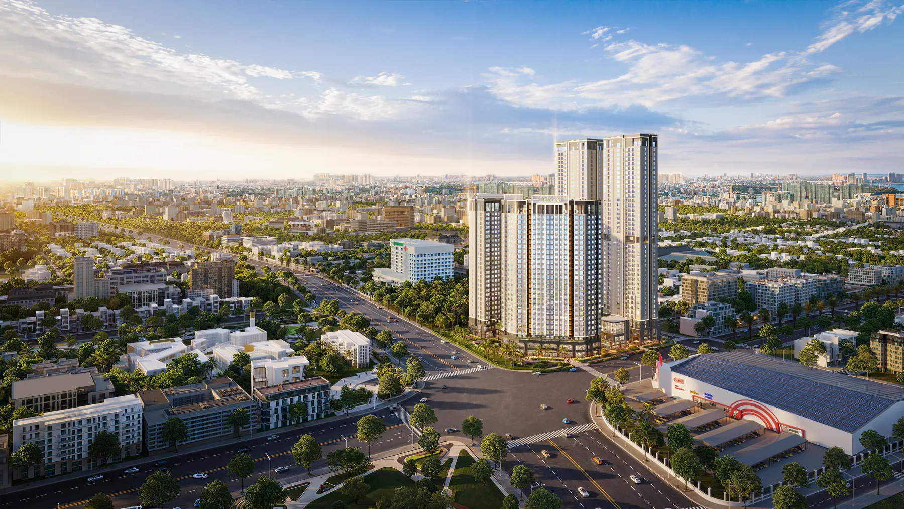 Toàn cảnh dự án từ trên cao