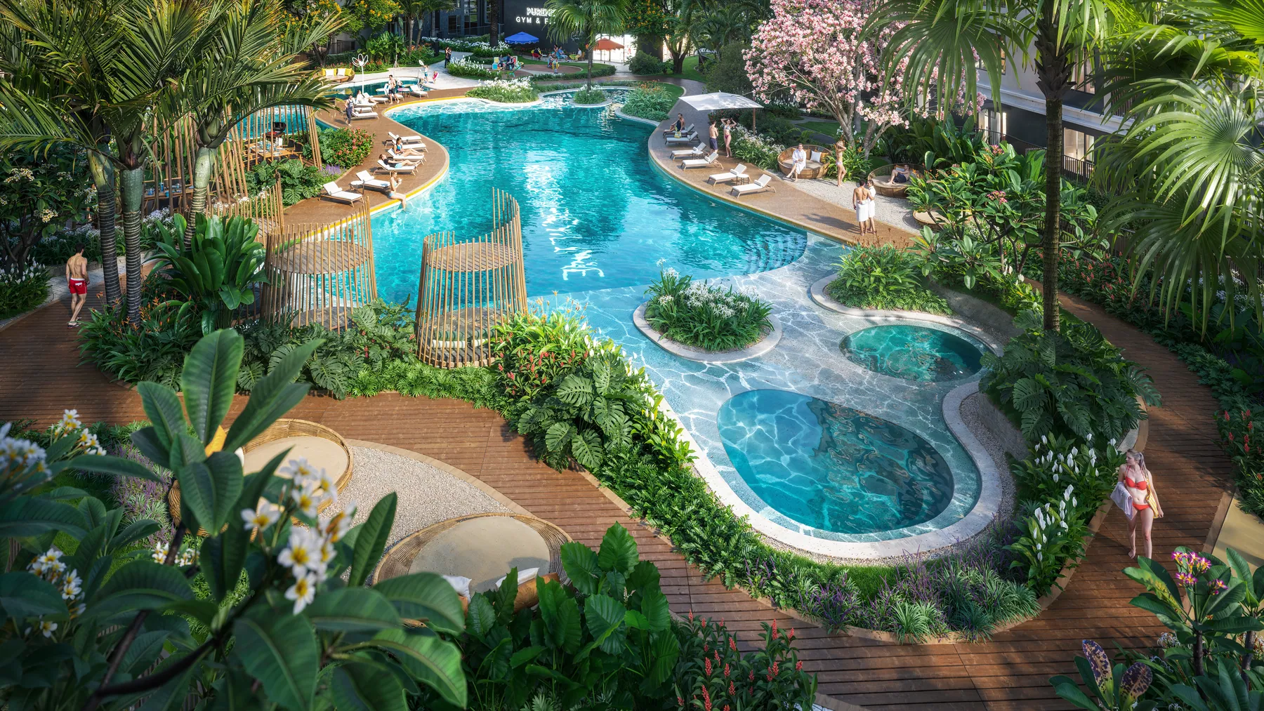 Hồ bơi chuẩn resort