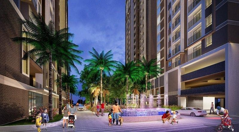Sảnh nội khu Him Lam Phúc Lợi