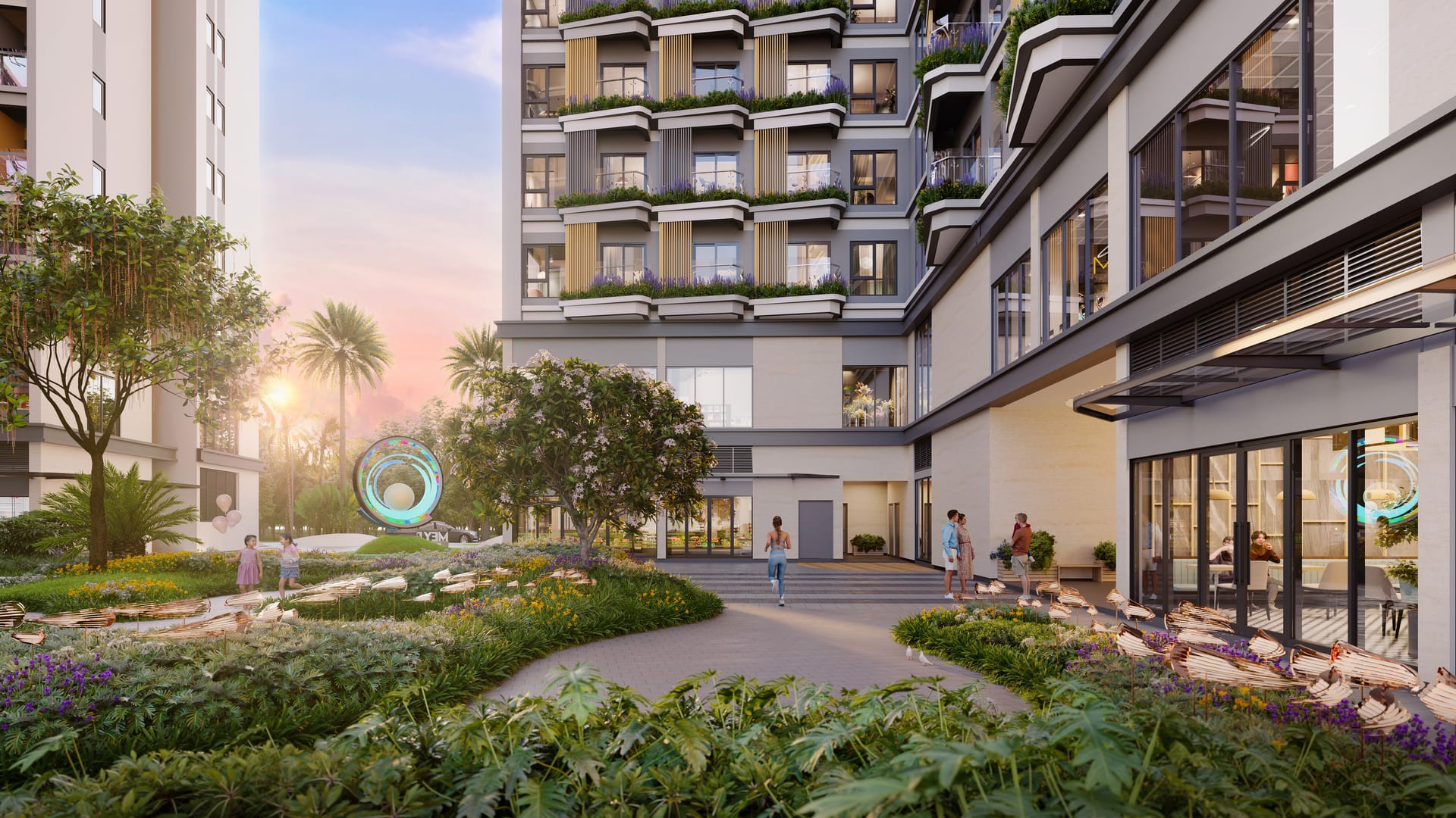 Quảng trường & shophouse nội khu
