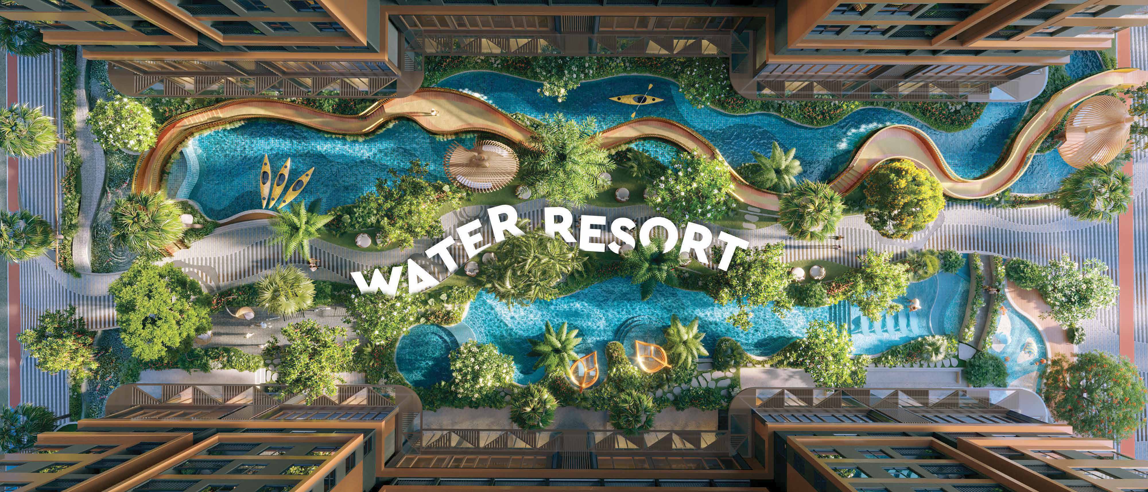 Water Resort 2ha — Tầng Trệt