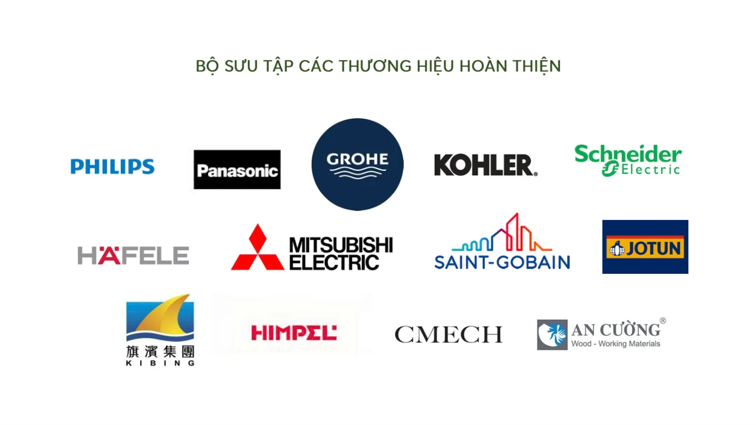 Bộ sưu tập thương hiệu hoàn thiện