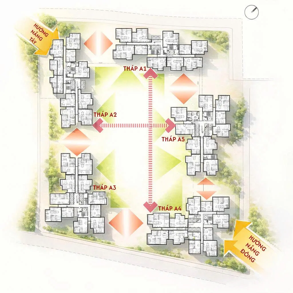 Sơ đồ 5 tháp
