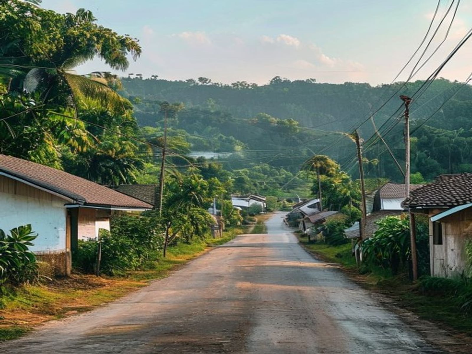 Đất thổ cư có vườn tại Châu Pha, view đồi, đường bê tông — ảnh 2
