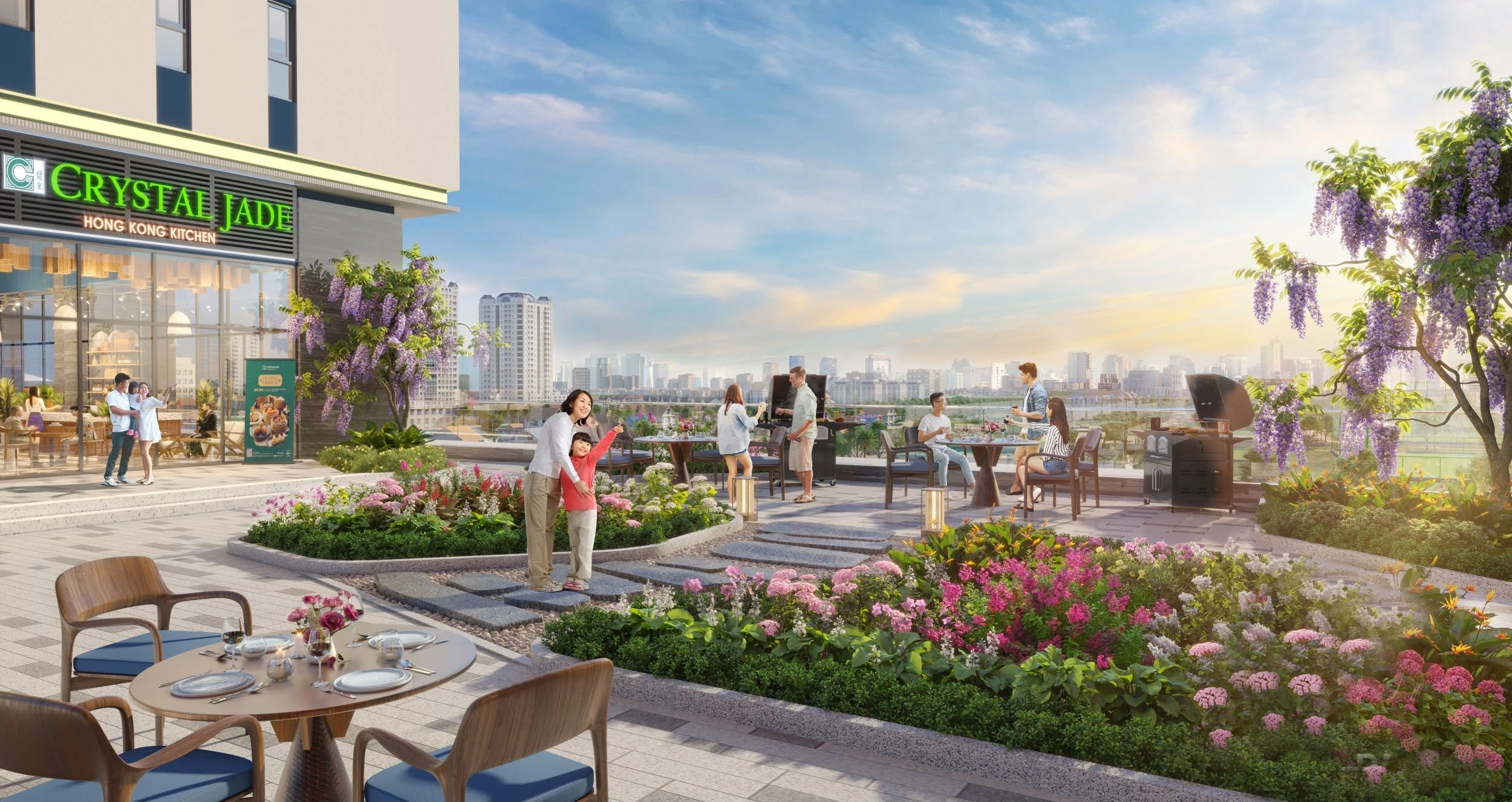 Sky Garden · phối cảnh minh họa