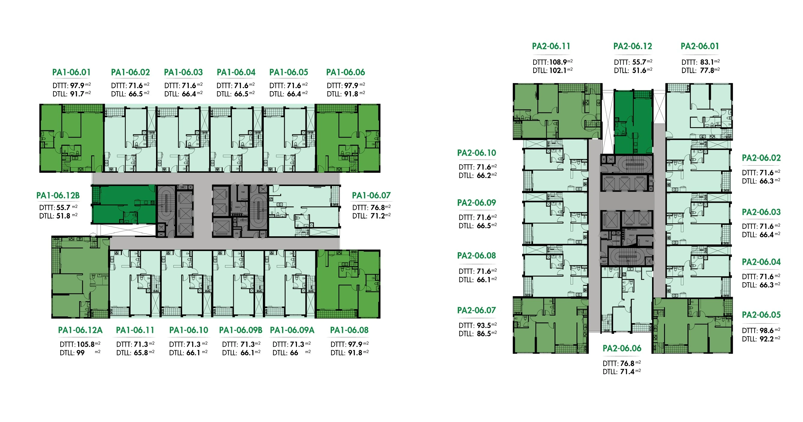 Mặt bằng tầng điển hình 6–32 · brochure 2022