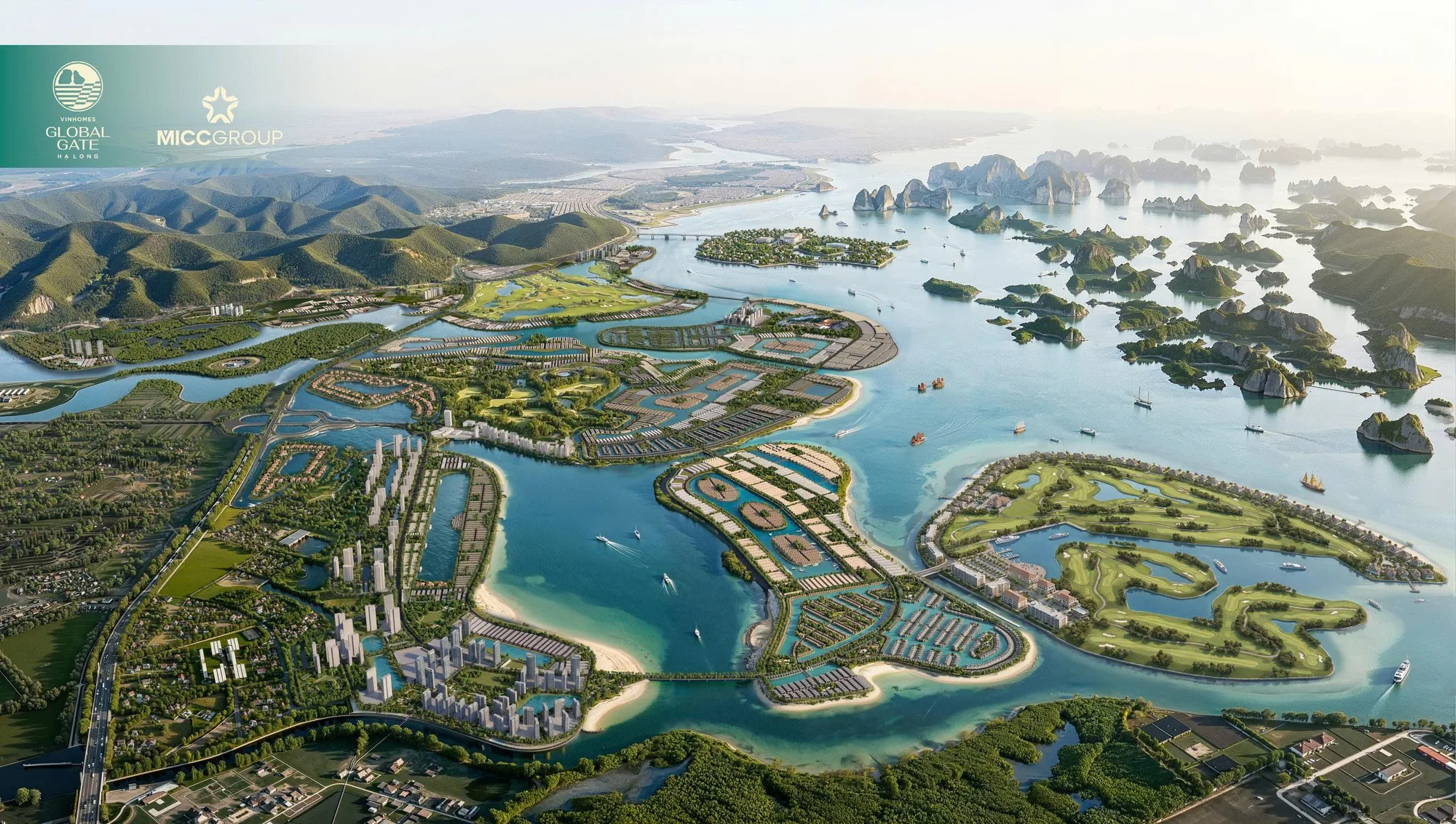 Phối cảnh tổng thể Vinhomes Global Gate Hạ Long