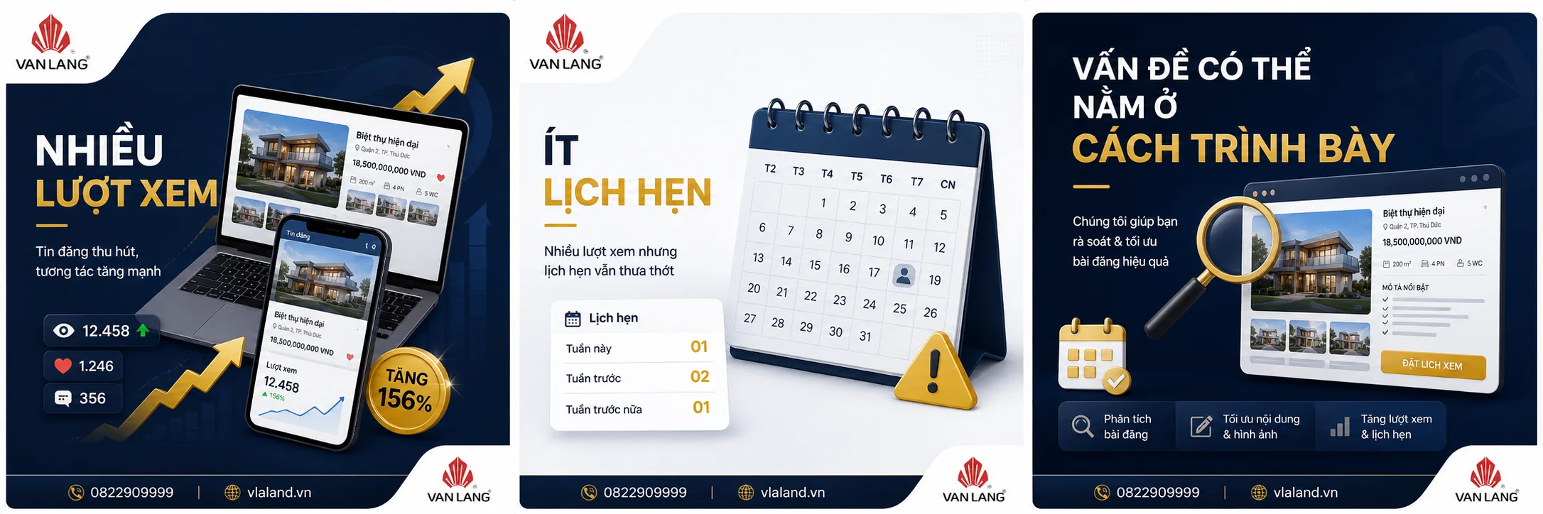 Các mẫu nội dung Marketing đã sản xuất