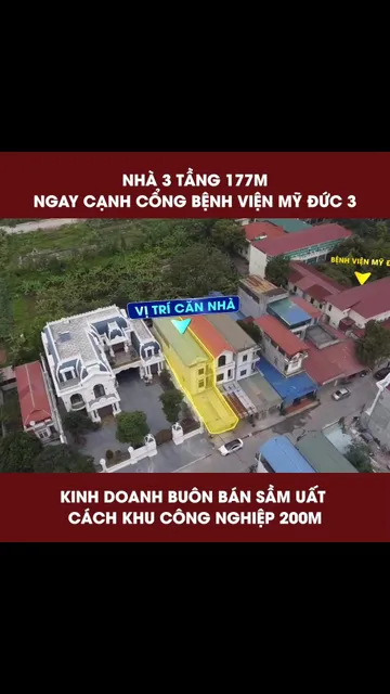 Nhà 3 tầng 177m² – kinh doanh sầm uất