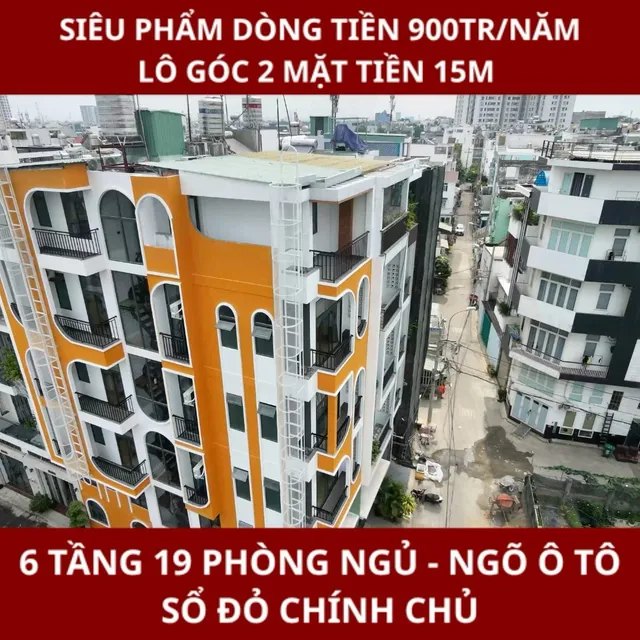 CHDV 6 tầng 19 phòng – gần sân bay