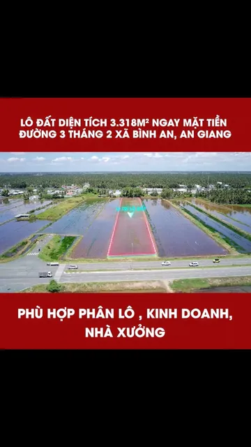 Đất nền mặt tiền Quốc lộ 3/2