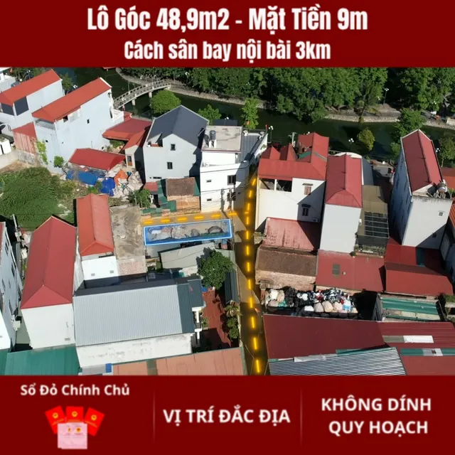 Lô góc 48,9m² – đón quy hoạch ga mới