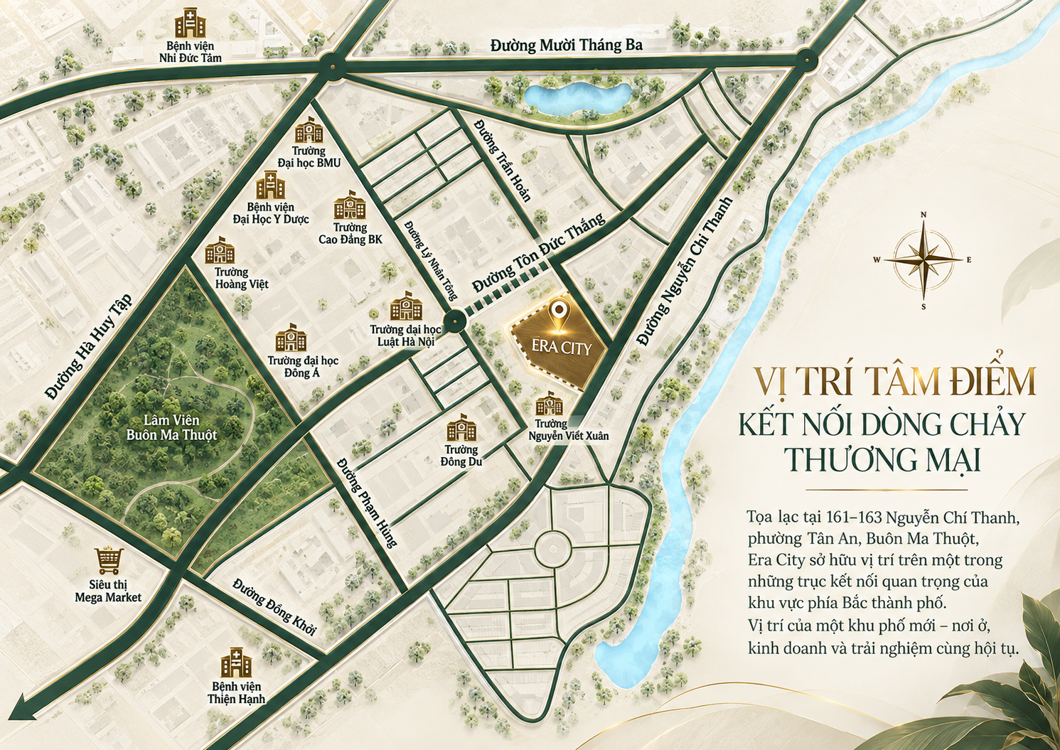 Vị trí Era City Buôn Ma Thuột